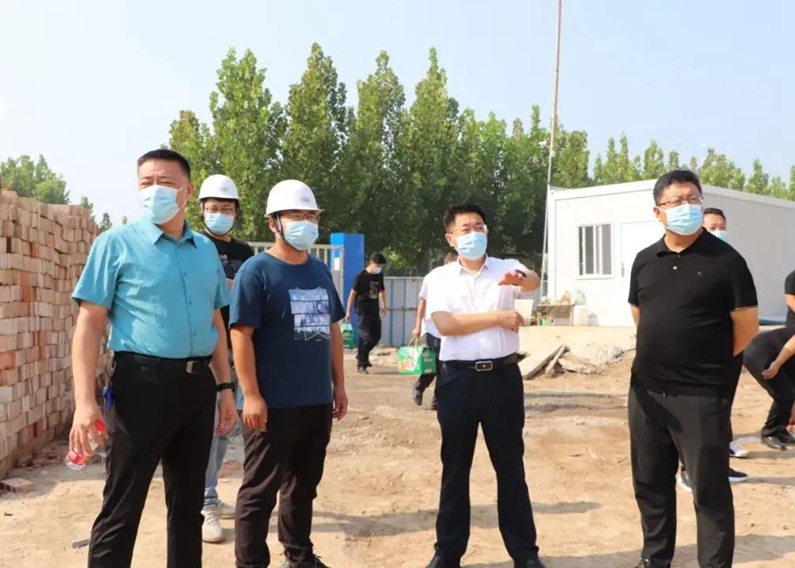中秋慰問送真情　 濃濃關(guān)懷暖人心——陽信縣城投集團(tuán)領(lǐng)導(dǎo)慰問工地一線員工